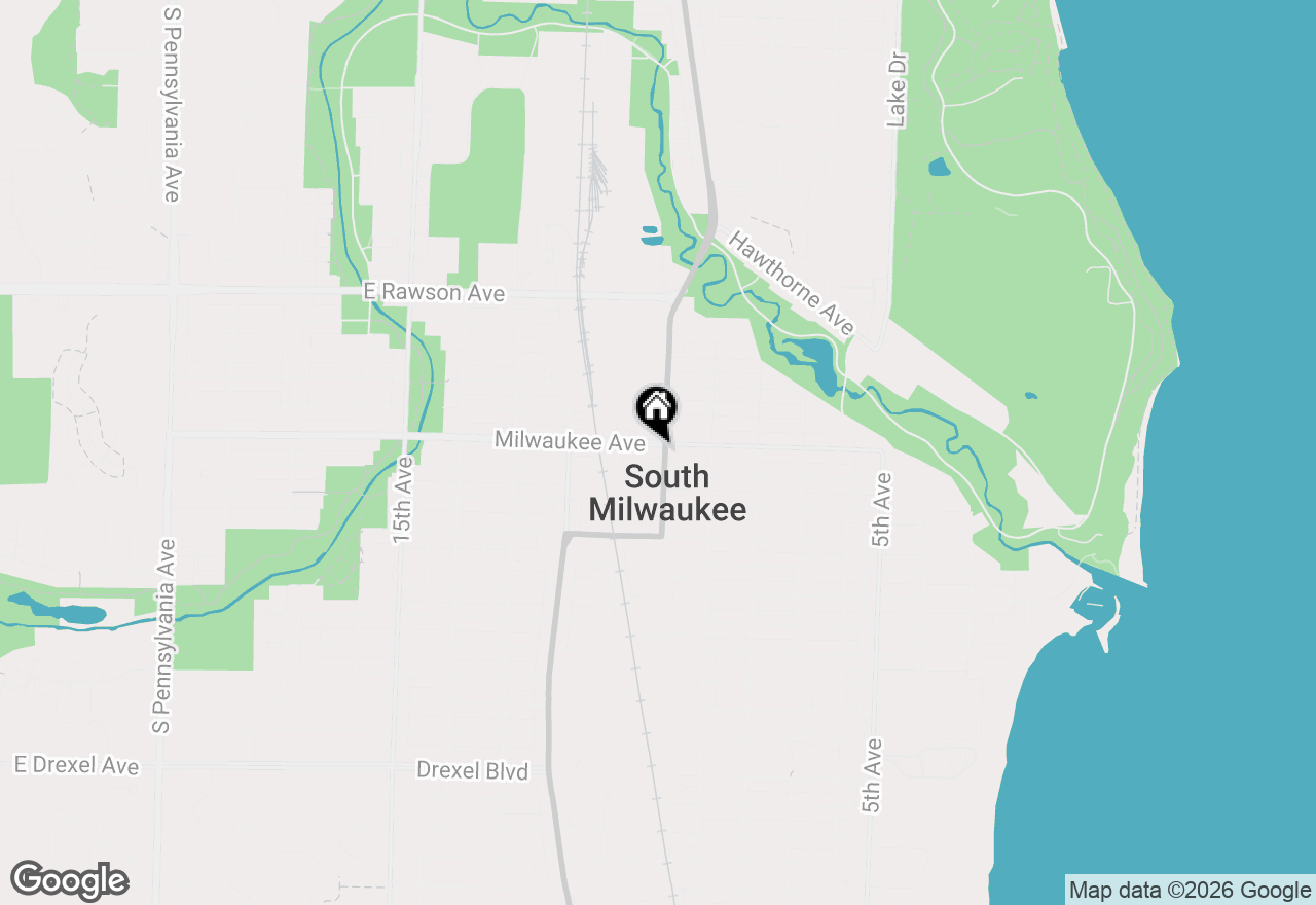 Map of 1003 Milwaukee Ave, South Milwaukee, WI 53172