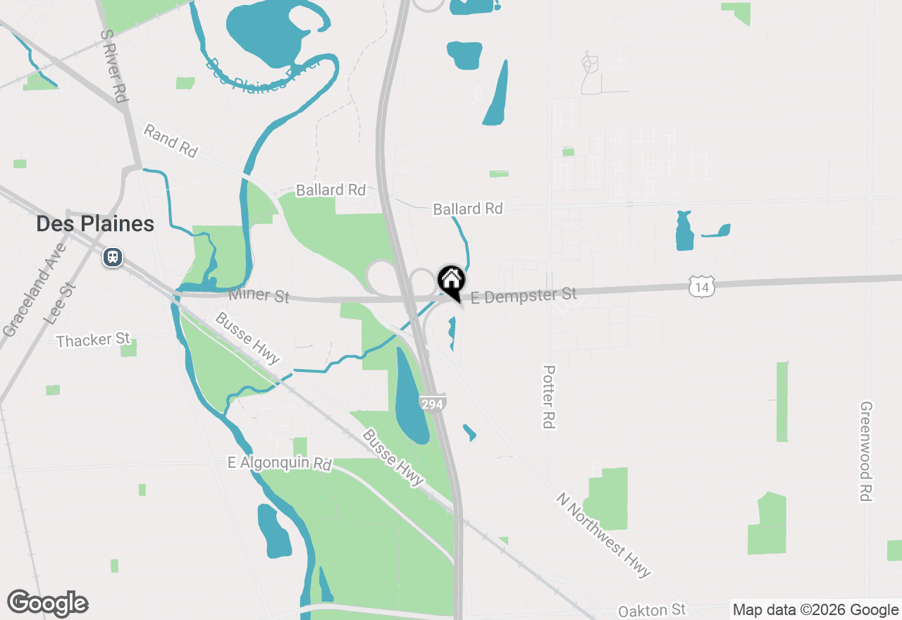 Map of 1745 Pavilion Way #502, Park Ridge, IL 60068