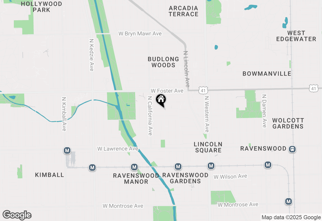 Map of 2712 W Winnemac Avenue #2, Chicago, IL 60625