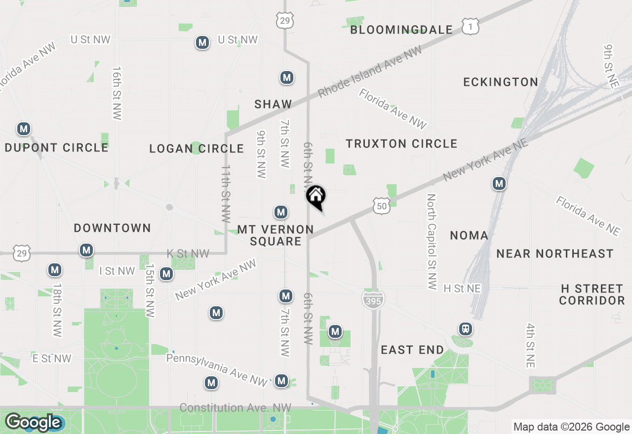 Map of 1120 5th Street Nw, Washington, DC 20001