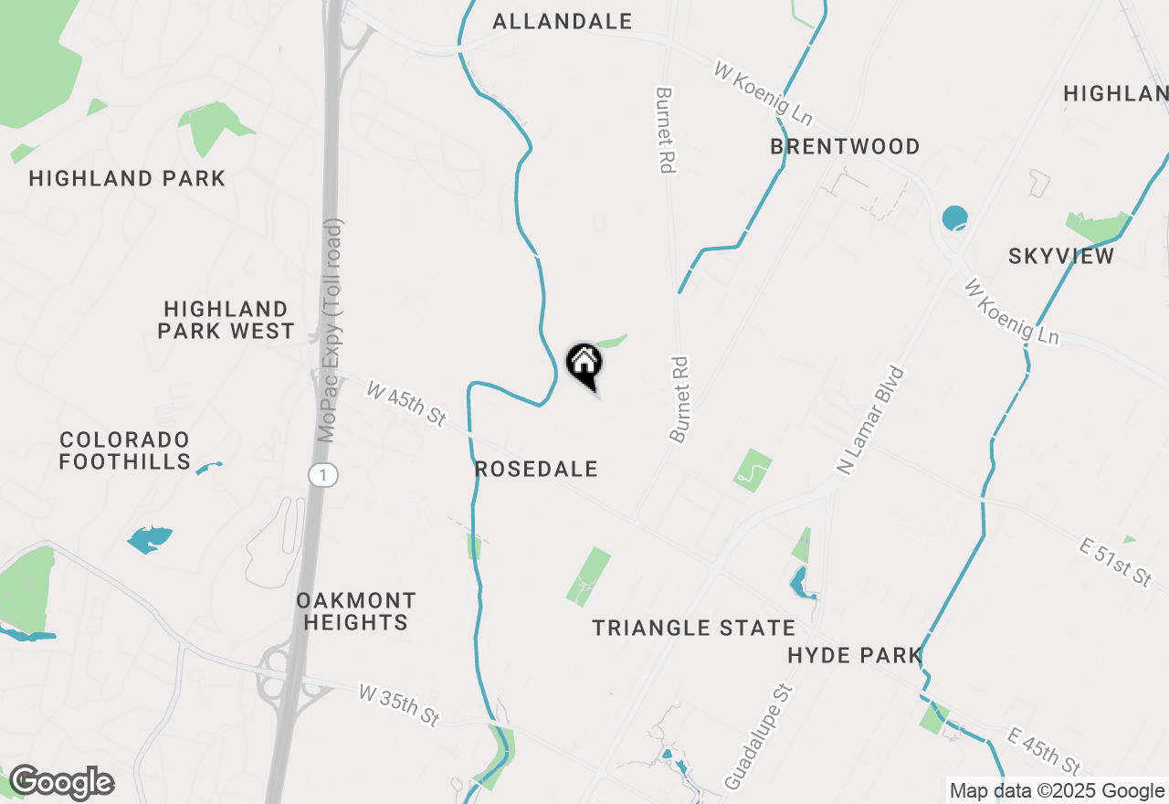 Map of 4701 & 4703 Shoal Creek Blvd, Austin, TX 78756