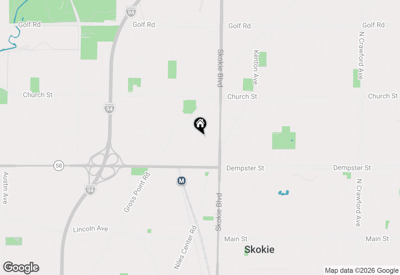 Map of 8940 Lamon Avenue, Skokie, IL 60077