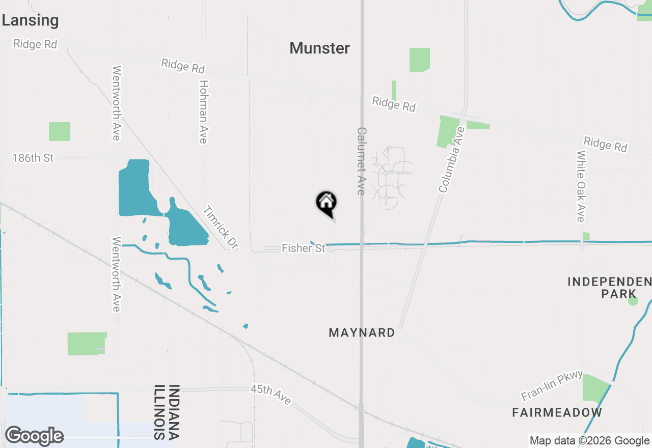 Map of 8796 Madison Avenue, Munster, IN 46321