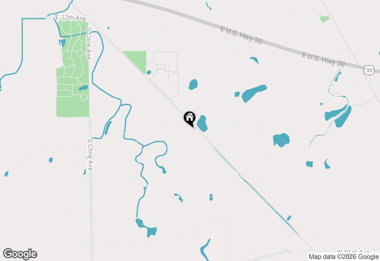 Map of 8323 Fairbanks Street #3E, Crown Point, IN 46307