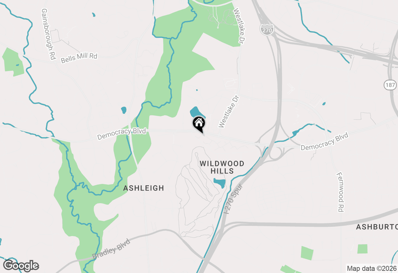 Map of 7435 Crestberry Lane, Bethesda, MD 20817