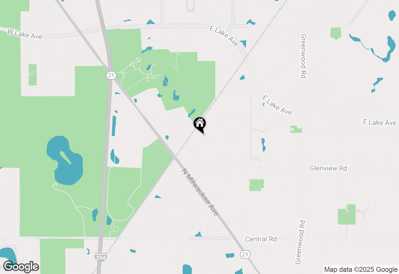 Map of 3933 Gloria Court, Glenview, IL 60025