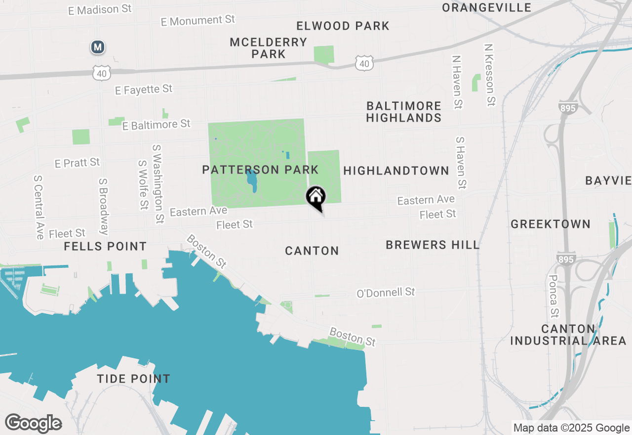 Map of 530 S Curley Street, Baltimore, MD 21224