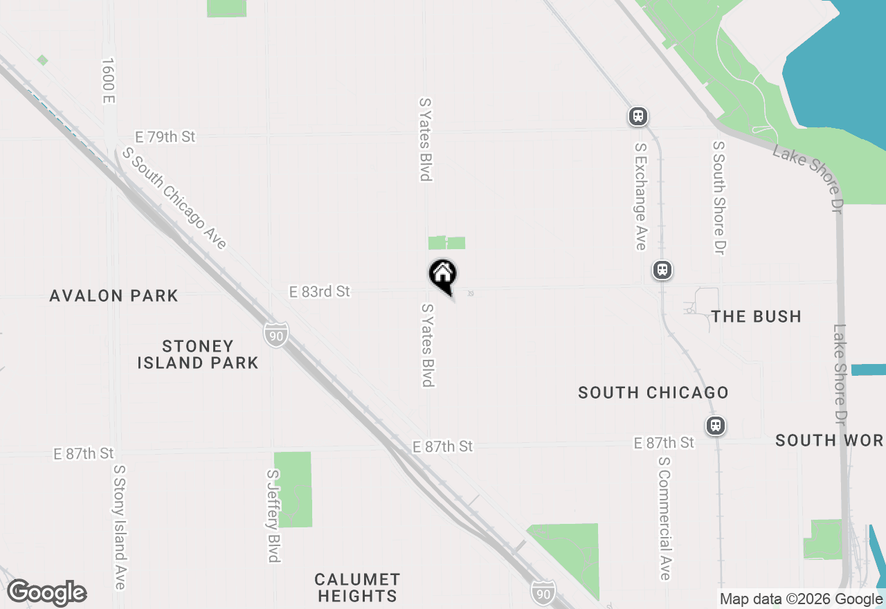 Map of 8320 S Phillips Avenue, Chicago, IL 60617