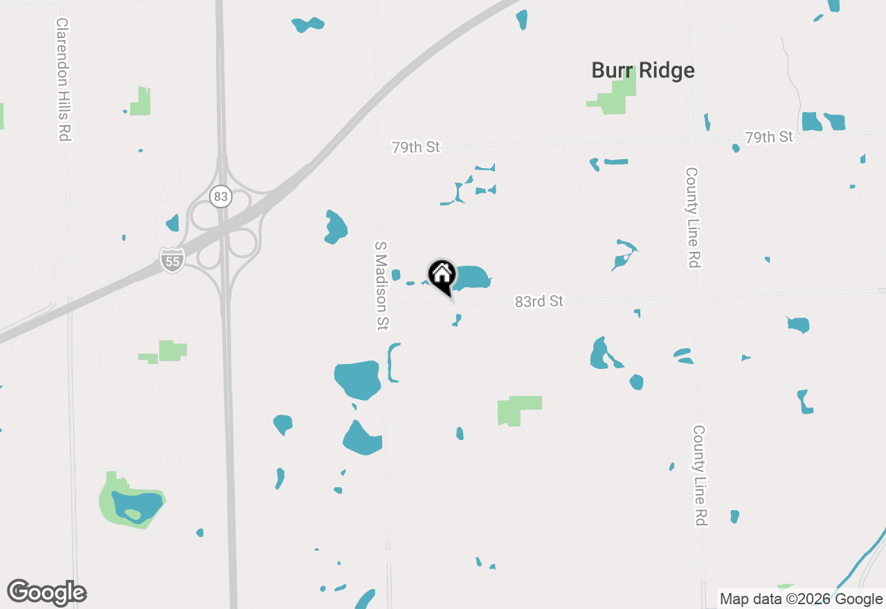 Map of 8363 Waterview Court, Burr Ridge, IL 60527