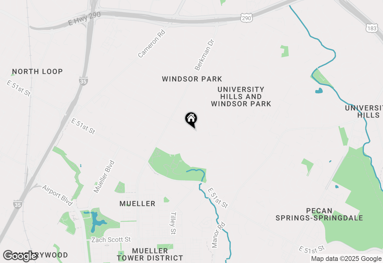 Map of 1912 Ridgemont Dr, Austin, TX 78723