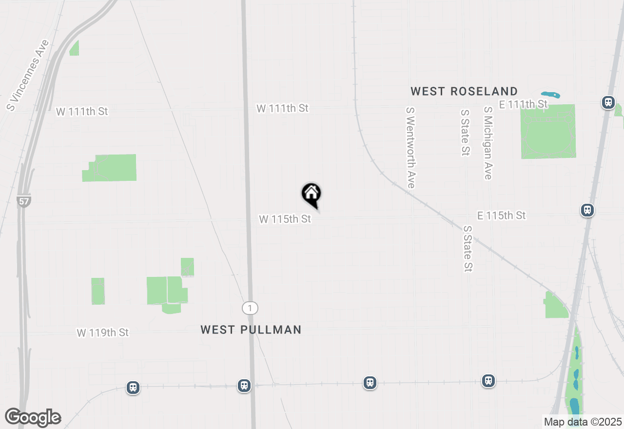 Map of 542 W 115th Street, Chicago, IL 60628