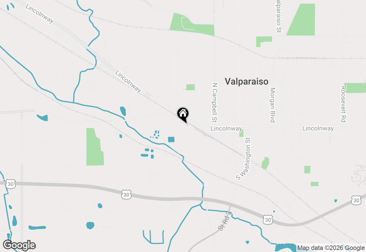 Map of 751 Kinsey Street, Valparaiso, IN 46385