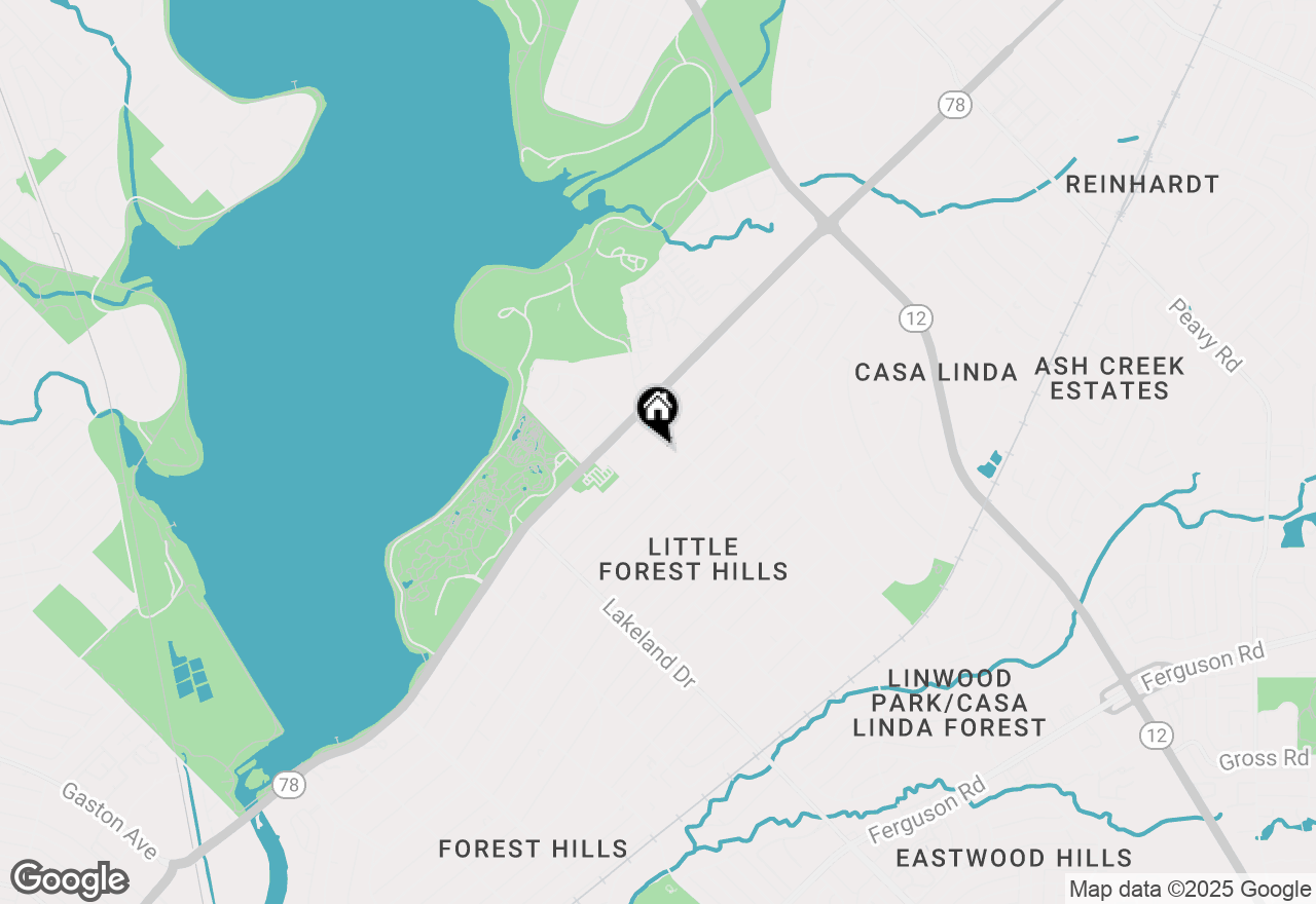 Map of 8922 Angora Street, Dallas, TX 75218
