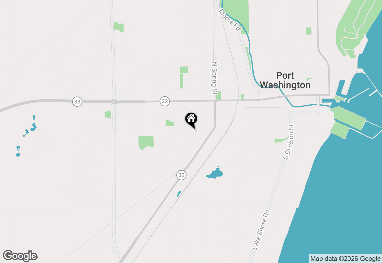 Map of 335 S High St, Port Washington, WI 53074