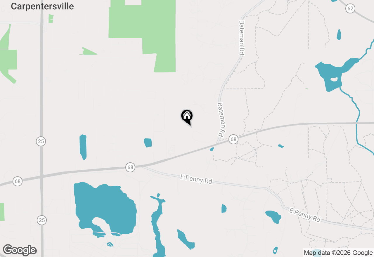 Map of 3 Eagle Pointe Drive, Barrington Hills, IL 60010