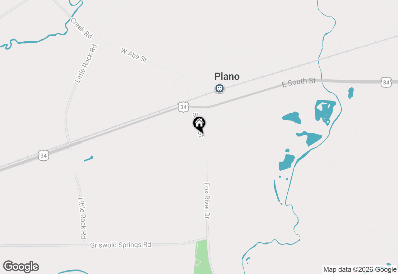 Map of 416 S Ben Street, Plano, IL 60545