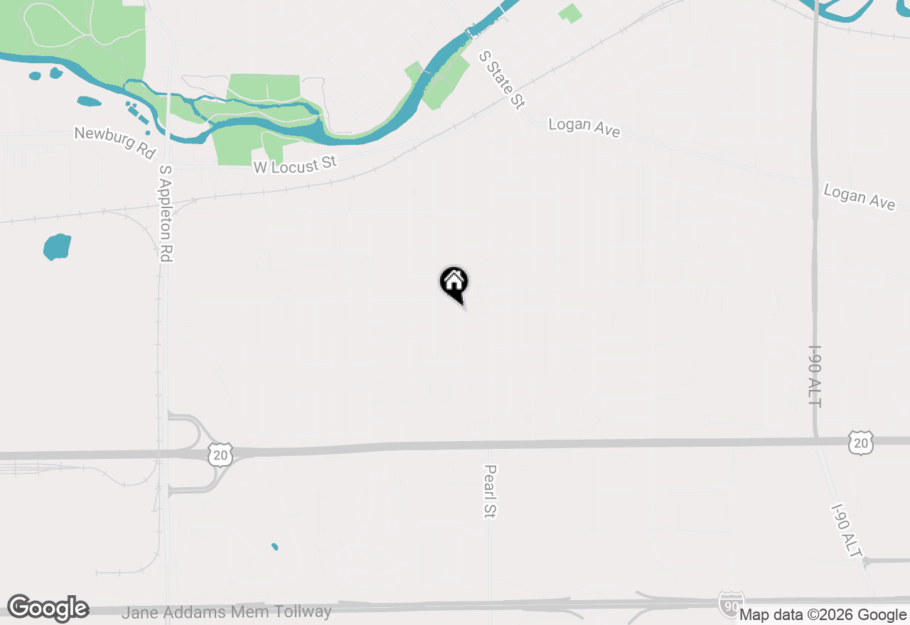 Map of 1315 Union Avenue, Belvidere, IL 61008