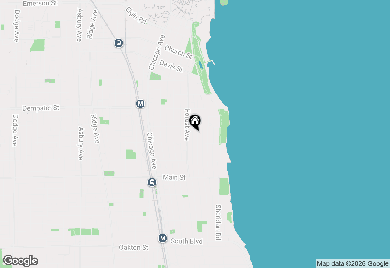 Map of 1126 Michigan Avenue, Evanston, IL 60202