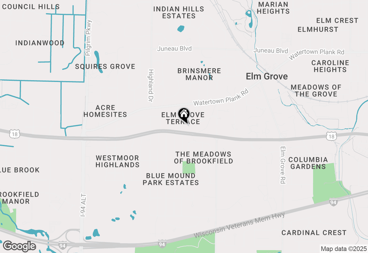 Map of 600 Kurtis Dr, Elm Grove, WI 53122