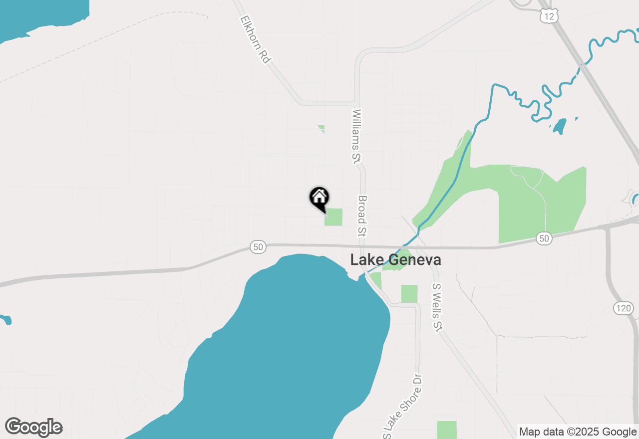 Map of 316 Madison St, Lake Geneva, WI 53147