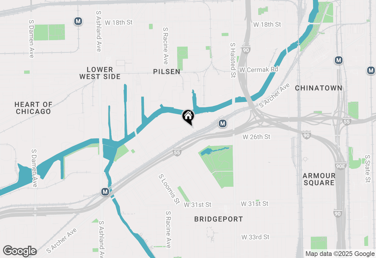Map of 2517 S Mary Street, Chicago, IL 60608