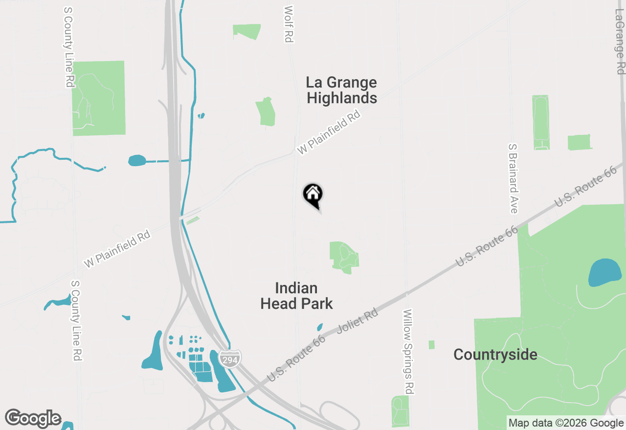 Map of 221 Cascade Drive, Indian Head Park, IL 60525