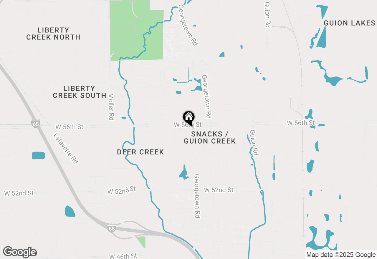 Map of 4875 W 56th Street, Indianapolis, IN 46254