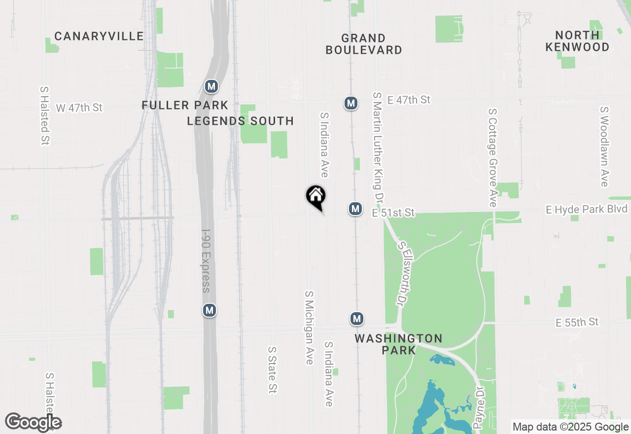 Map of 115 E 51st Street, Chicago, IL 60615