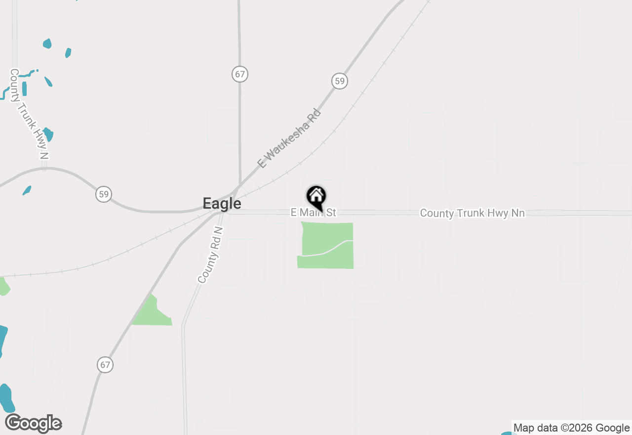 Map of 533 E Main St, Eagle, WI 53119