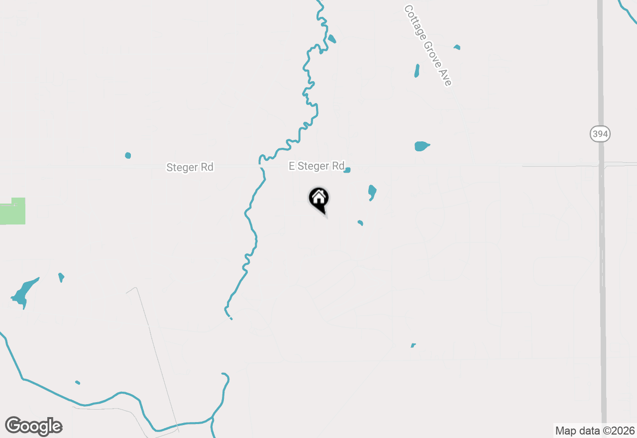 Map of 580 Moray Terrace, Crete, IL 60417