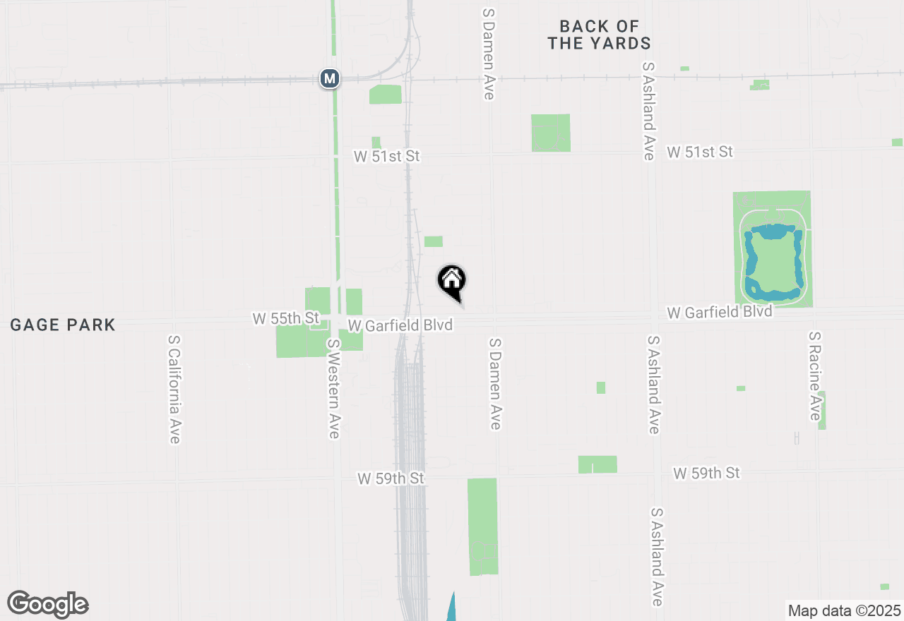 Map of 2100 W Garfield Boulevard, Chicago, IL 60609