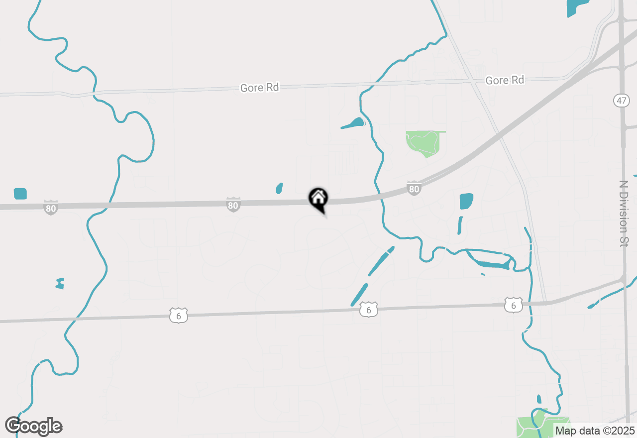 Map of 1837 W Anne Lane, Morris, IL 60450