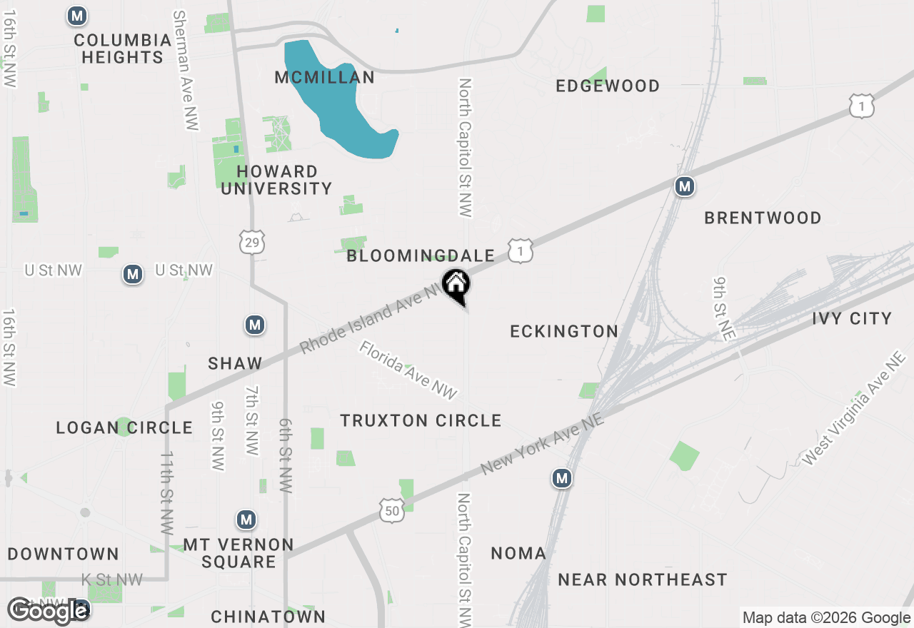 Map of 11 S Street Nw Unit 1 Nw, Washington, DC 20001