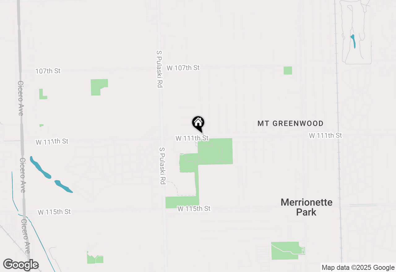 Map of 11055 S Hamlin Avenue #1, Chicago, IL 60655