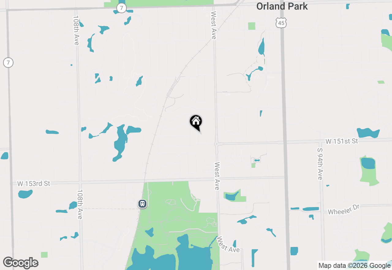 Map of 15034 Hale Drive, Orland Park, IL 60462
