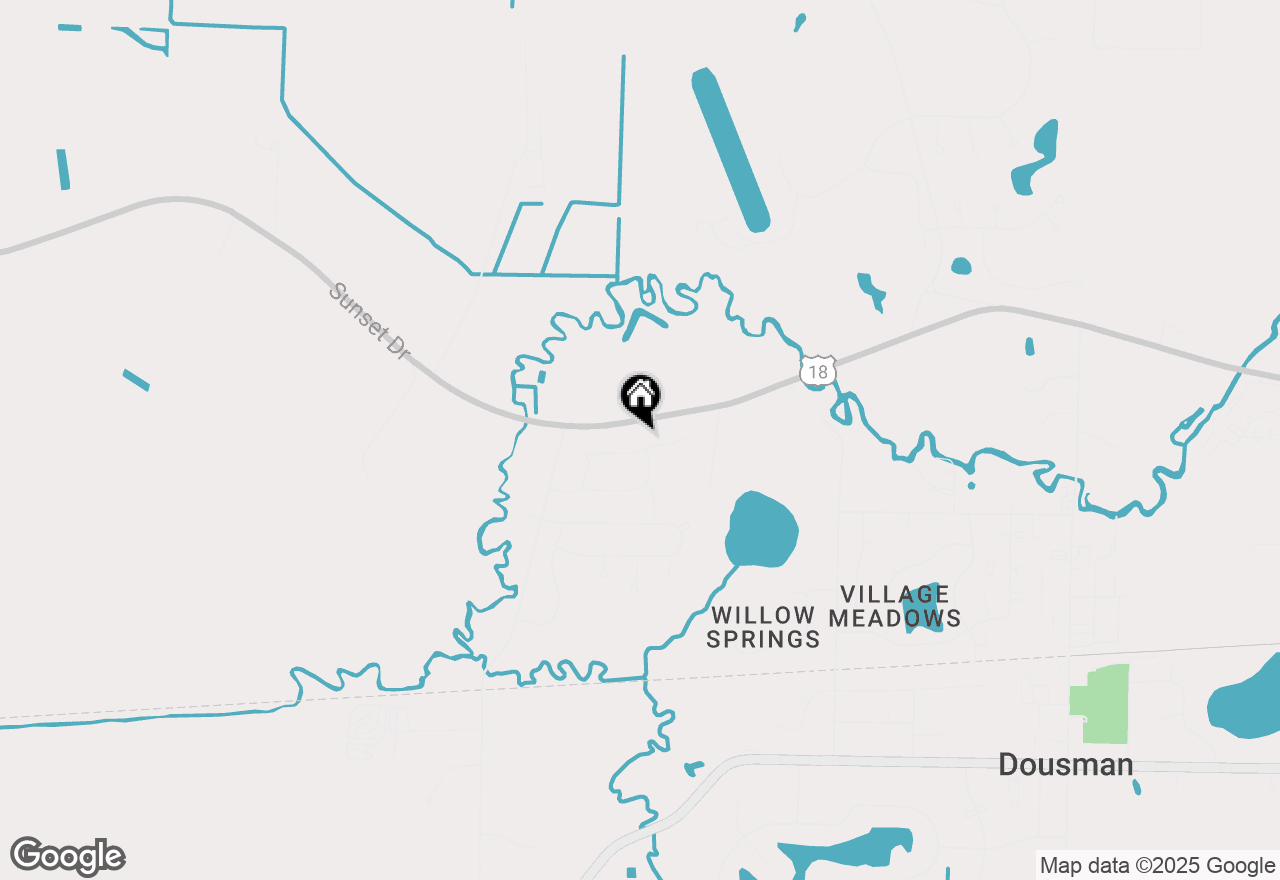 Map of 614 Twin Creeks Dr, Dousman, WI 53118