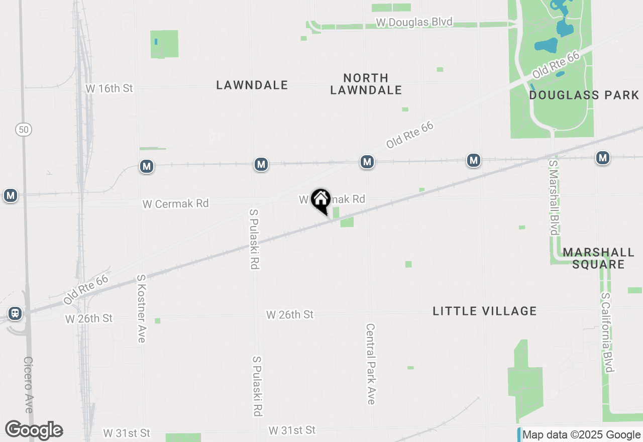 Map of 2246 S Ridgeway Avenue, Chicago, IL 60623