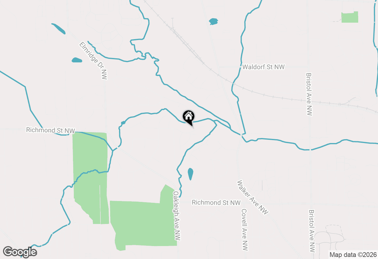 Map of 2301 Longmeadow Street Nw, Grand Rapids, MI 49504