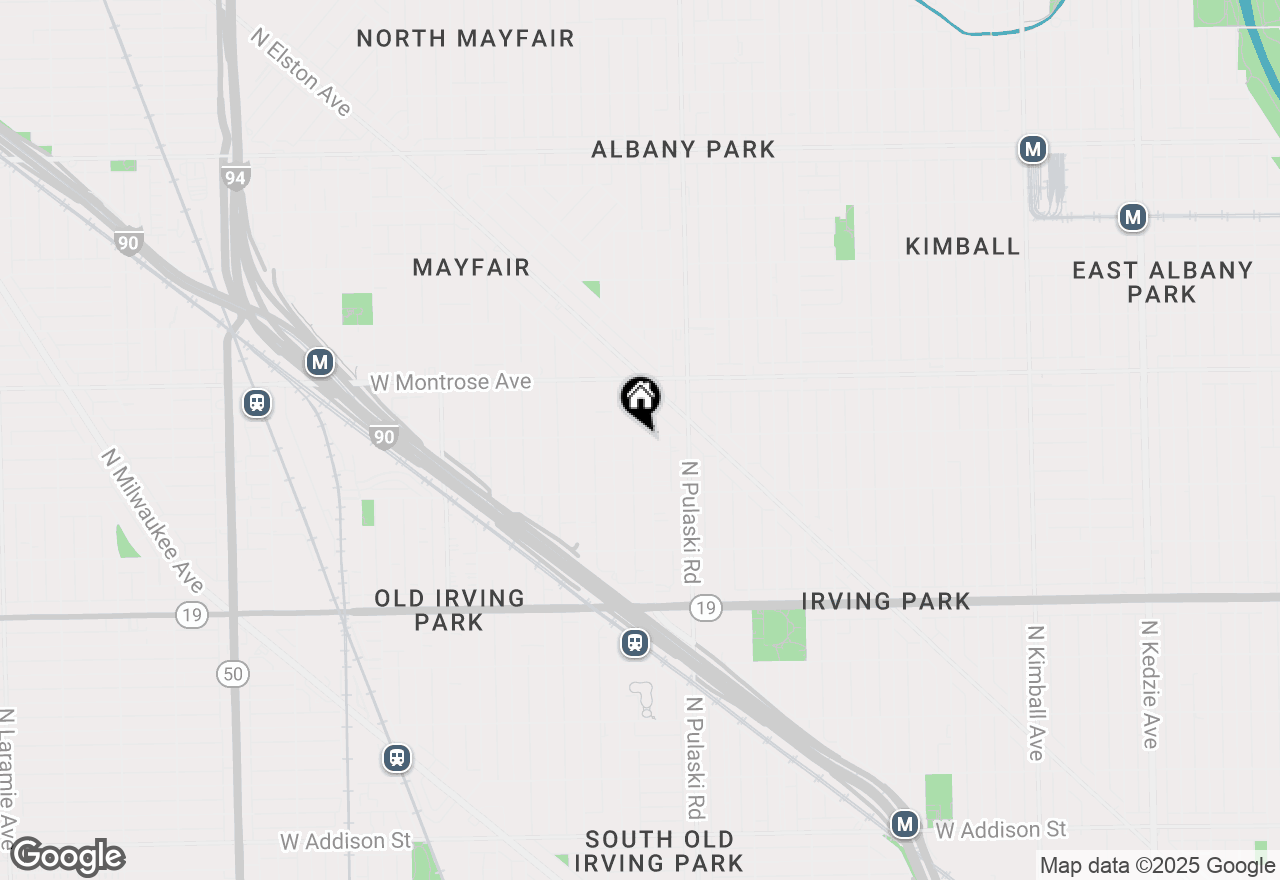 Map of 4113 W Cullom Avenue #1C, Chicago, IL 60641