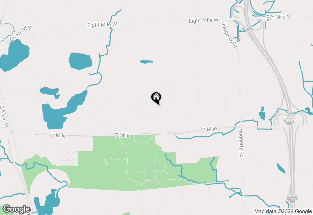 Map of 19524 Fry Road, Northville, MI 48167