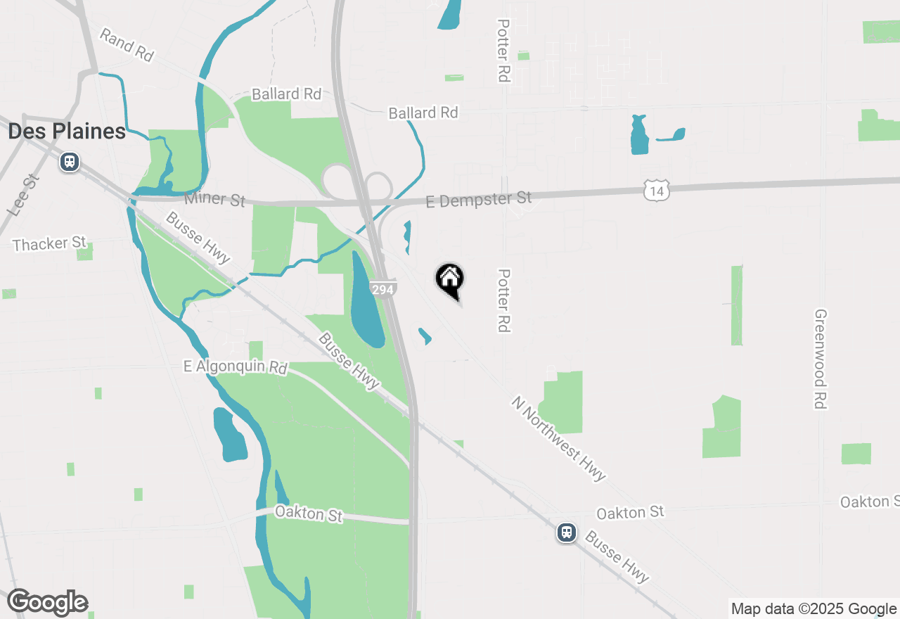 Map of 1513 Elliott Street, Park Ridge, IL 60068