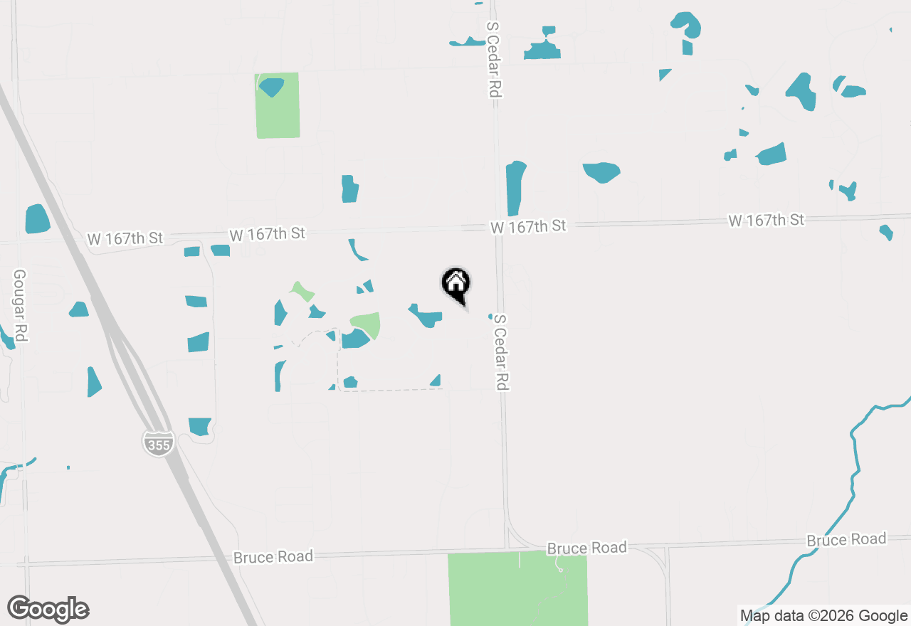 Map of 14908 Richton Drive, Lockport, IL 60441