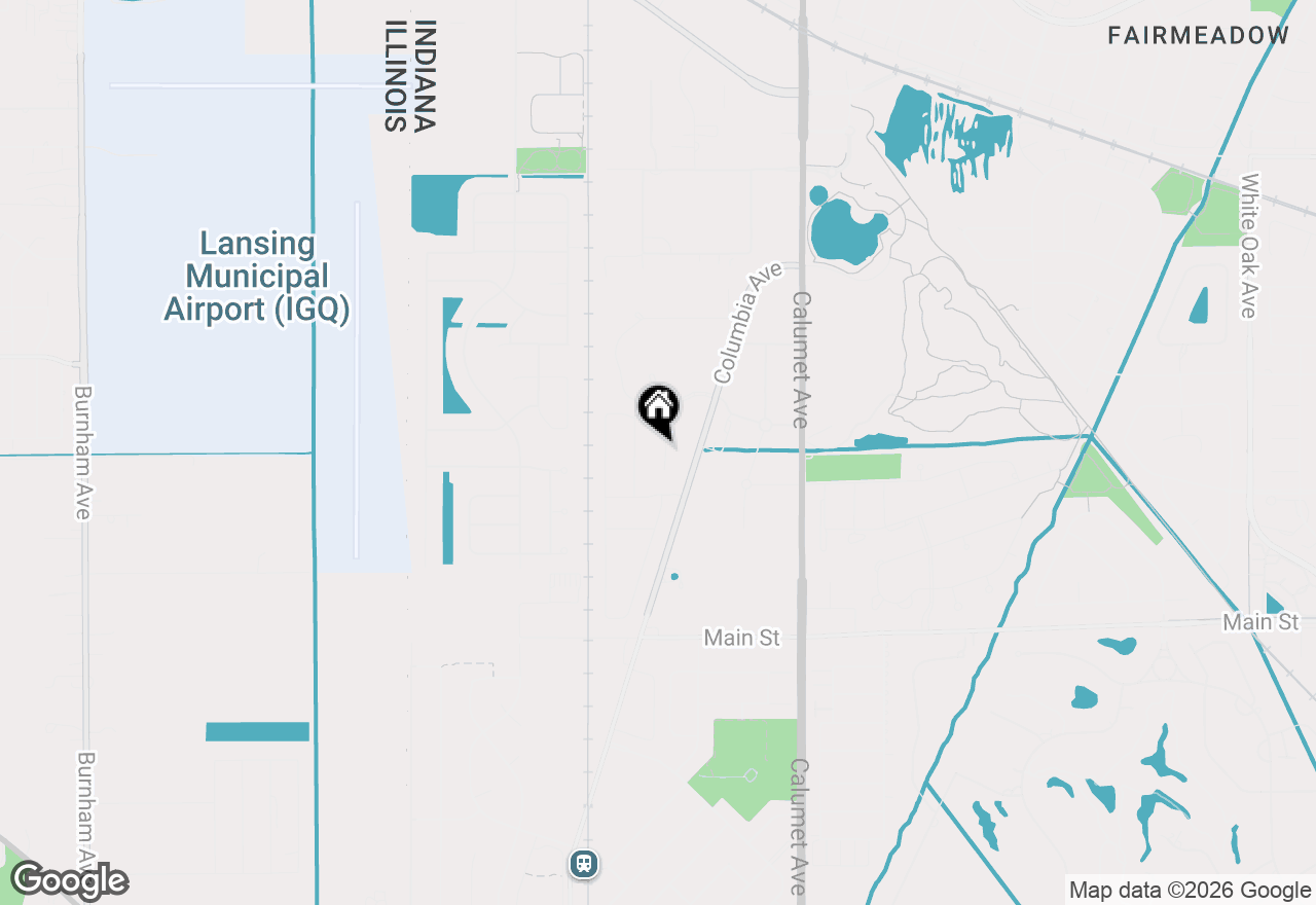 Map of 10202 Andrew Lane, Munster, IN 46321