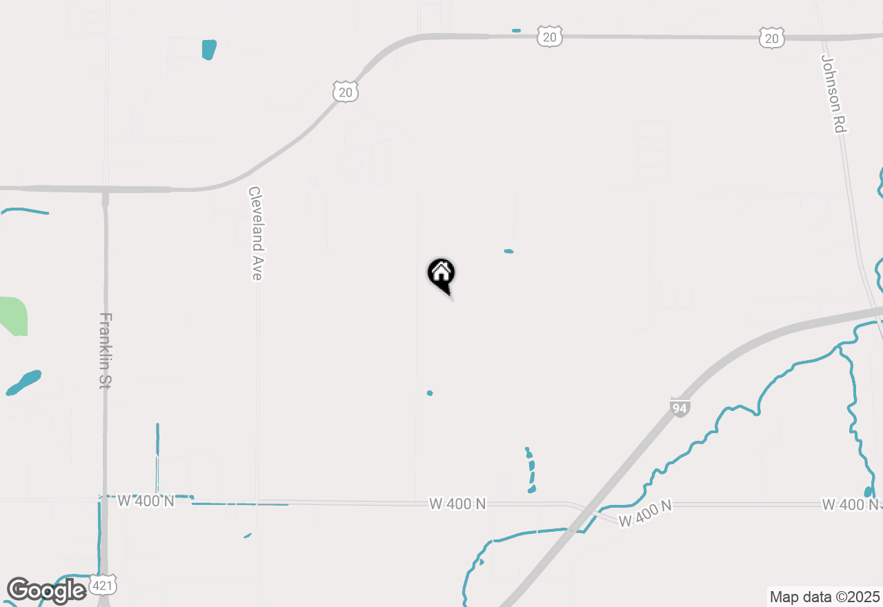 Map of 128 Bellflower Drive, Michigan City, IN 46360