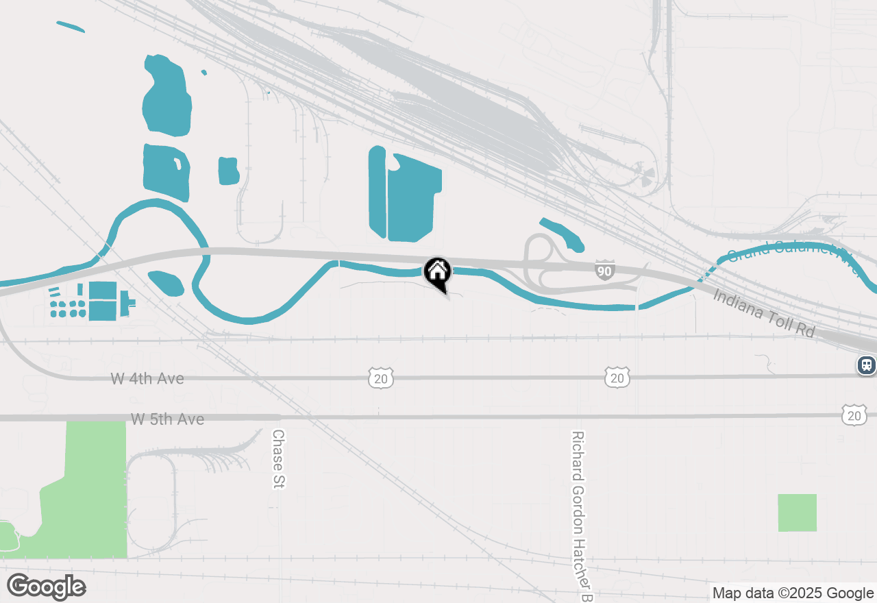 Map of 200 Taft Place, Gary, IN 46404