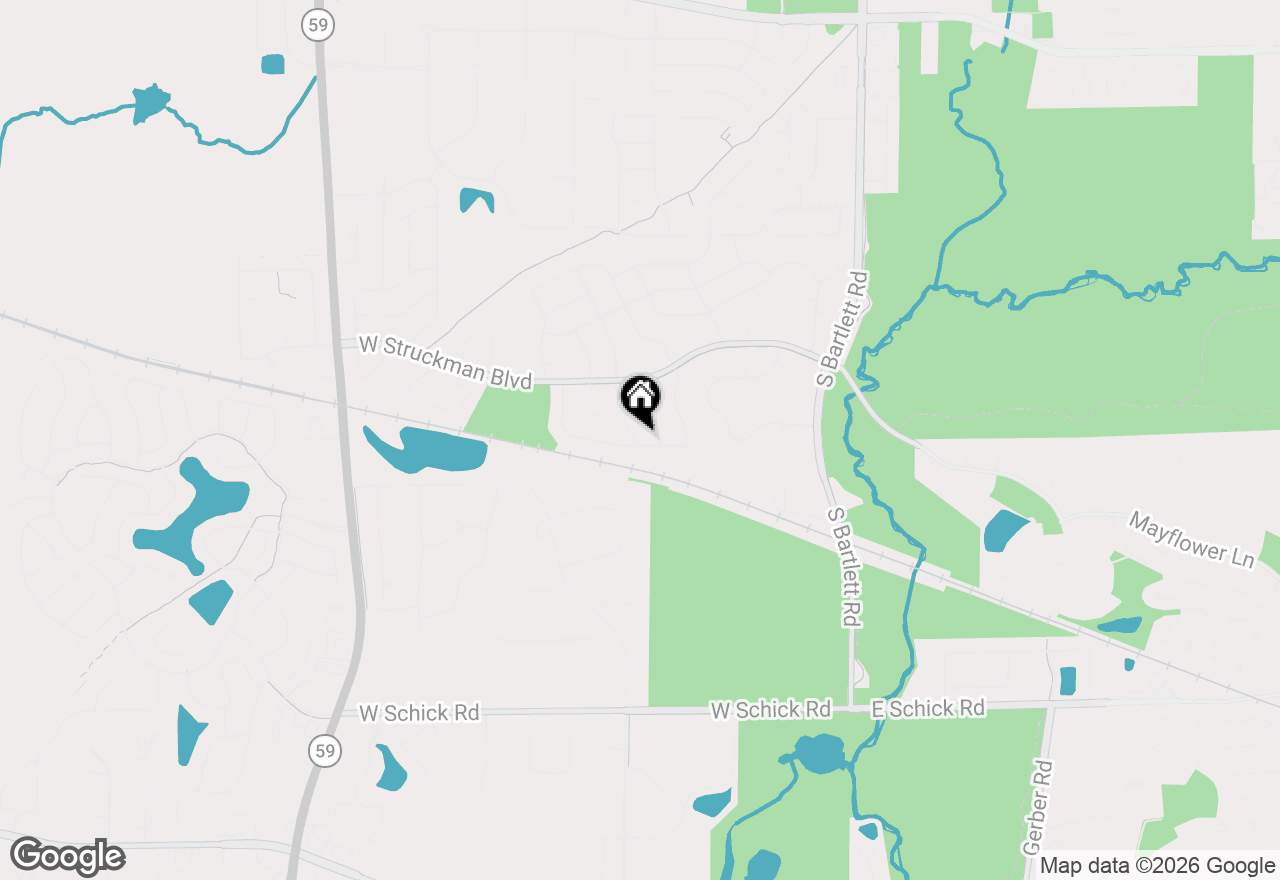 Map of 776 W Appletree Lane, Bartlett, IL 60103