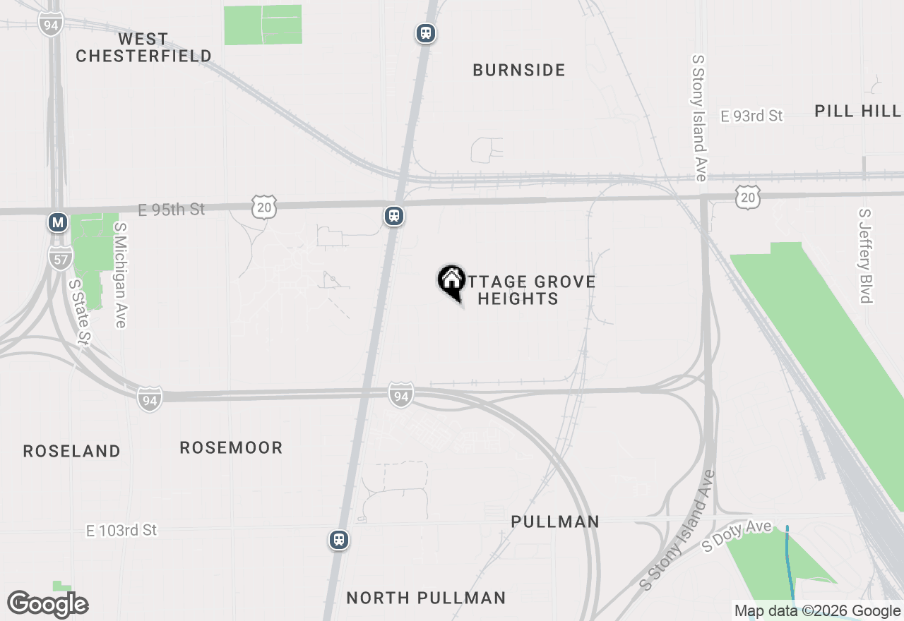 Map of 9761 S Ingleside Avenue, Chicago, IL 60628