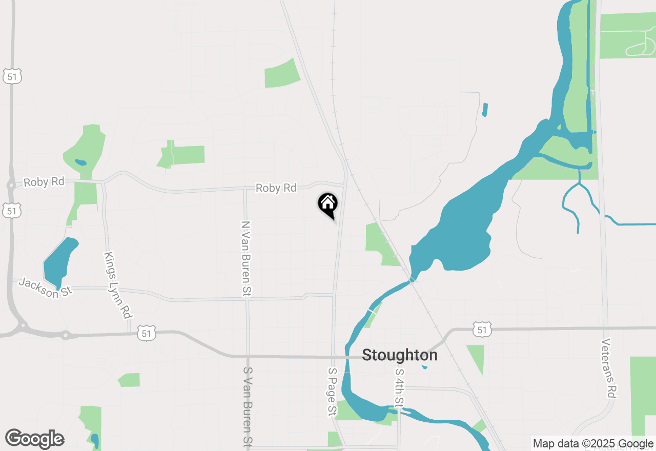 Map of 725 Bickley Court, Stoughton, WI 53589