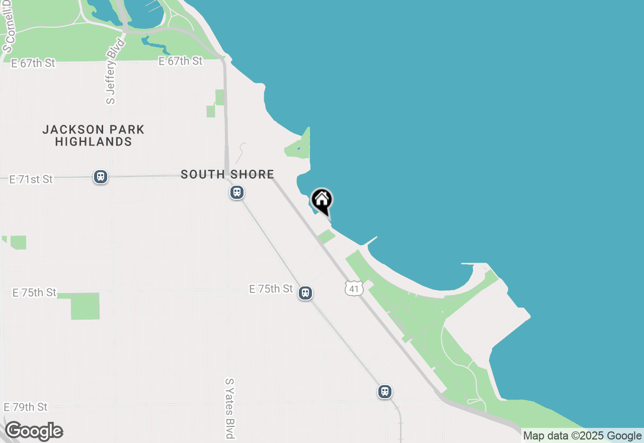 Map of 7337 S South Shore Drive #902, Chicago, IL 60649