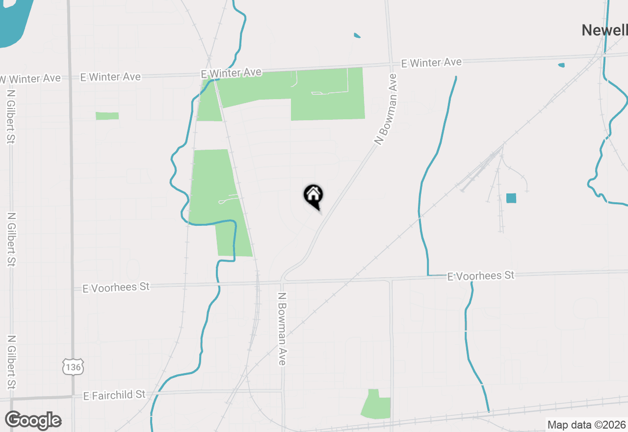 Map of 1517 Eastview Avenue, Danville, IL 61832